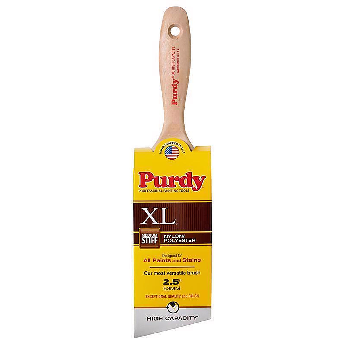 Purdy 144424425 XL 2-1/2 in. Medium Stiff Angle Paint Brush