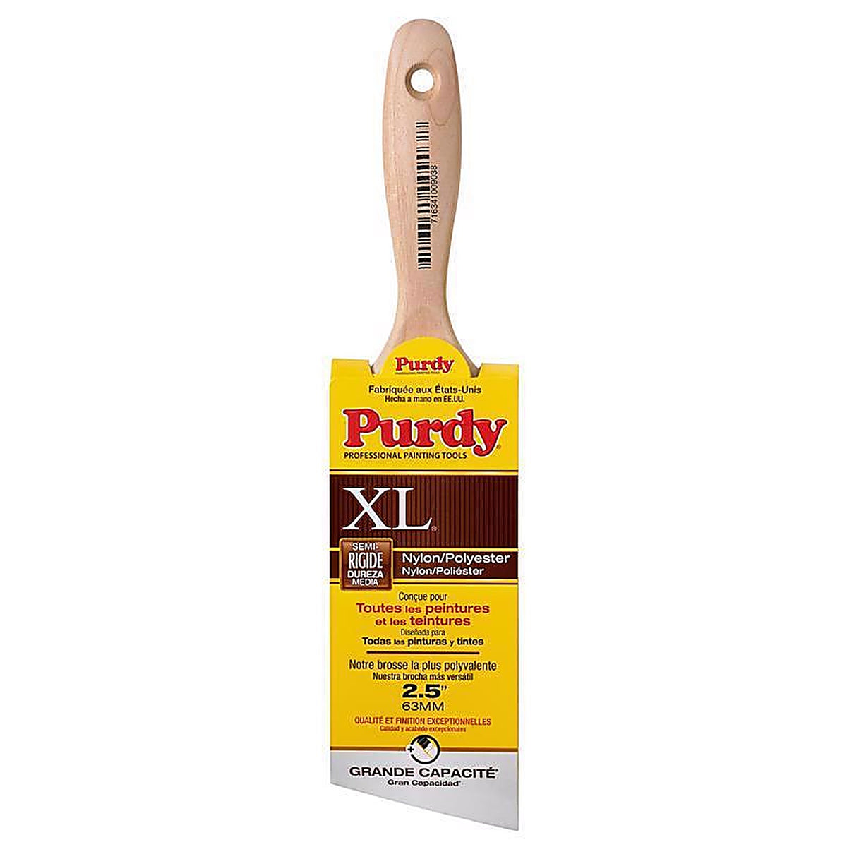 Purdy 144424425 XL 2-1/2 in. Medium Stiff Angle Paint Brush