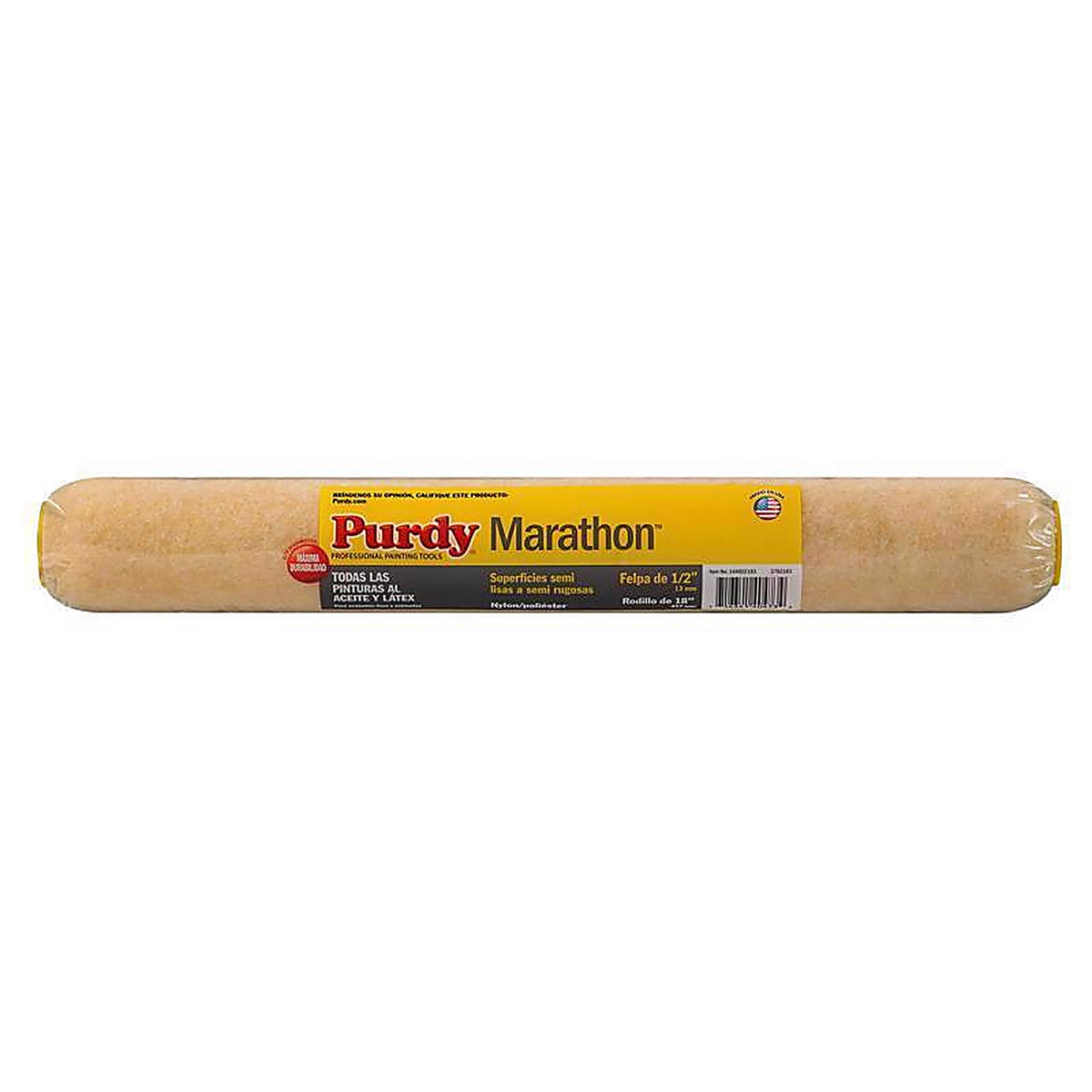 Purdy 14H602183 Marathon Nylon/Polyester 18 in. W X 1/2 in. S Paint Roller Cover 1 pk
