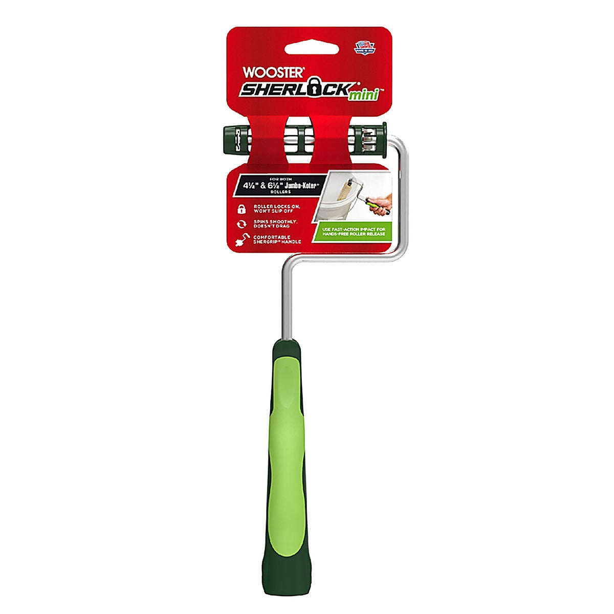 Wooster 4.5 in. W Cage Paint Roller Frame Threaded End RR028 -
