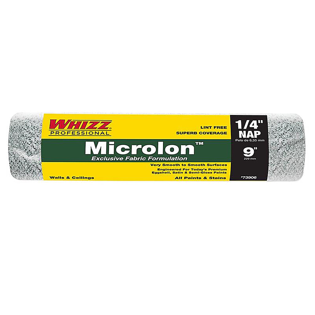 Whizz 73906 Microlon 9 in. W x 1/4 in. Cage Paint Roller Cover 1/Pack