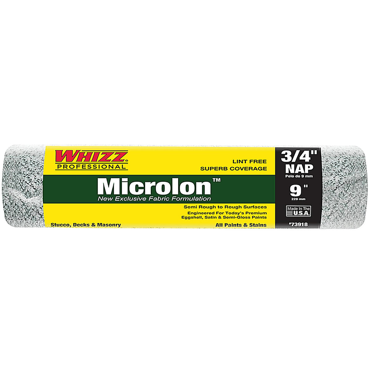 Whizz 73918 Microlon 9 in. W x 3/4 in. Cage Paint Roller Cover 1/Pack