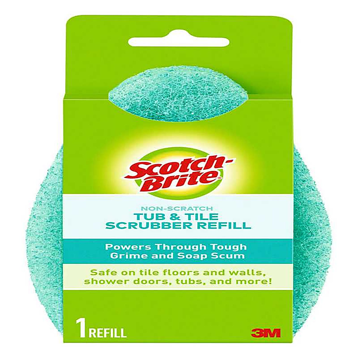 3M 560-6 Scotch-Brite Non-Scratch Shower Scrubber Refill For Bath and Shower 1 pk