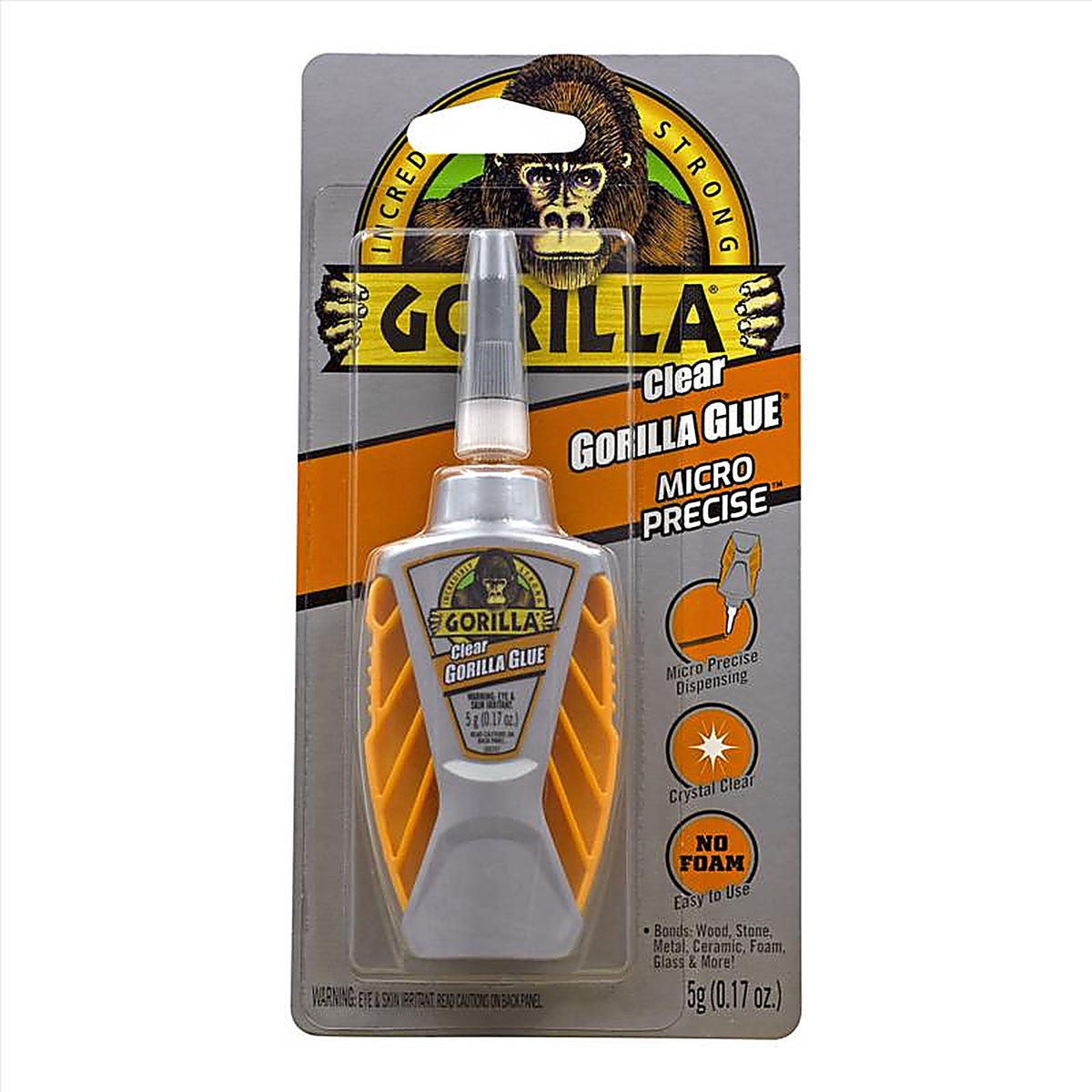 Gorilla 103616 Micro Precise High Strength Hybrid Adhesive Glue 5 gm