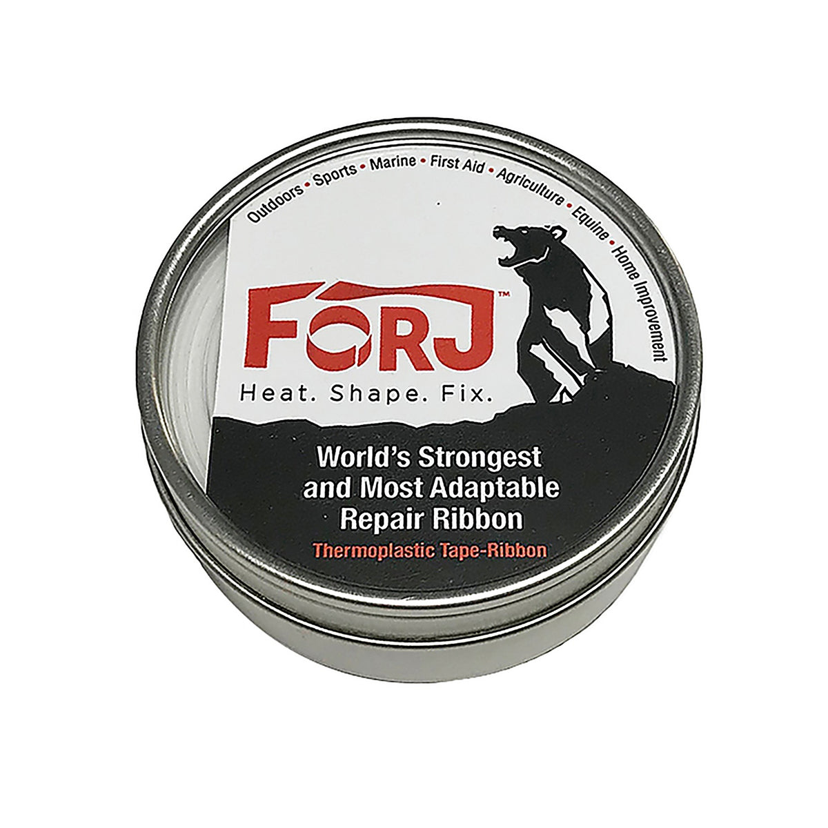 Forj - 3116-WP-105 - White Polyethylene/Resin Thermoplastic Tape