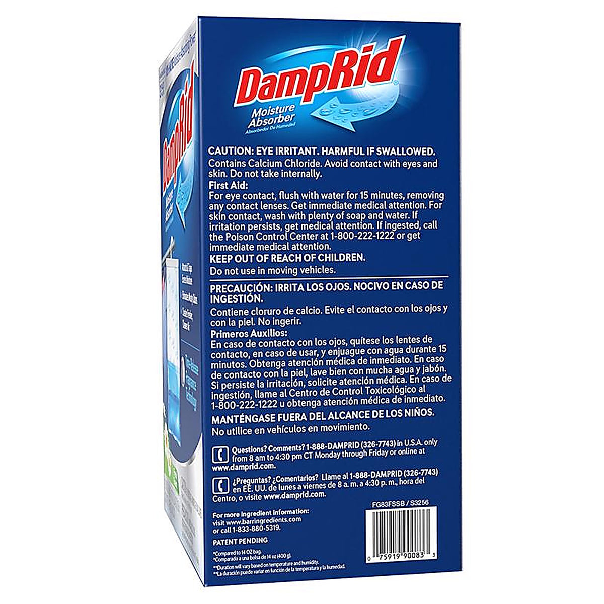 DampRid FG83FSSB Hanging Moisture Absorber Fresh Scent 15.4 oz 3 pk