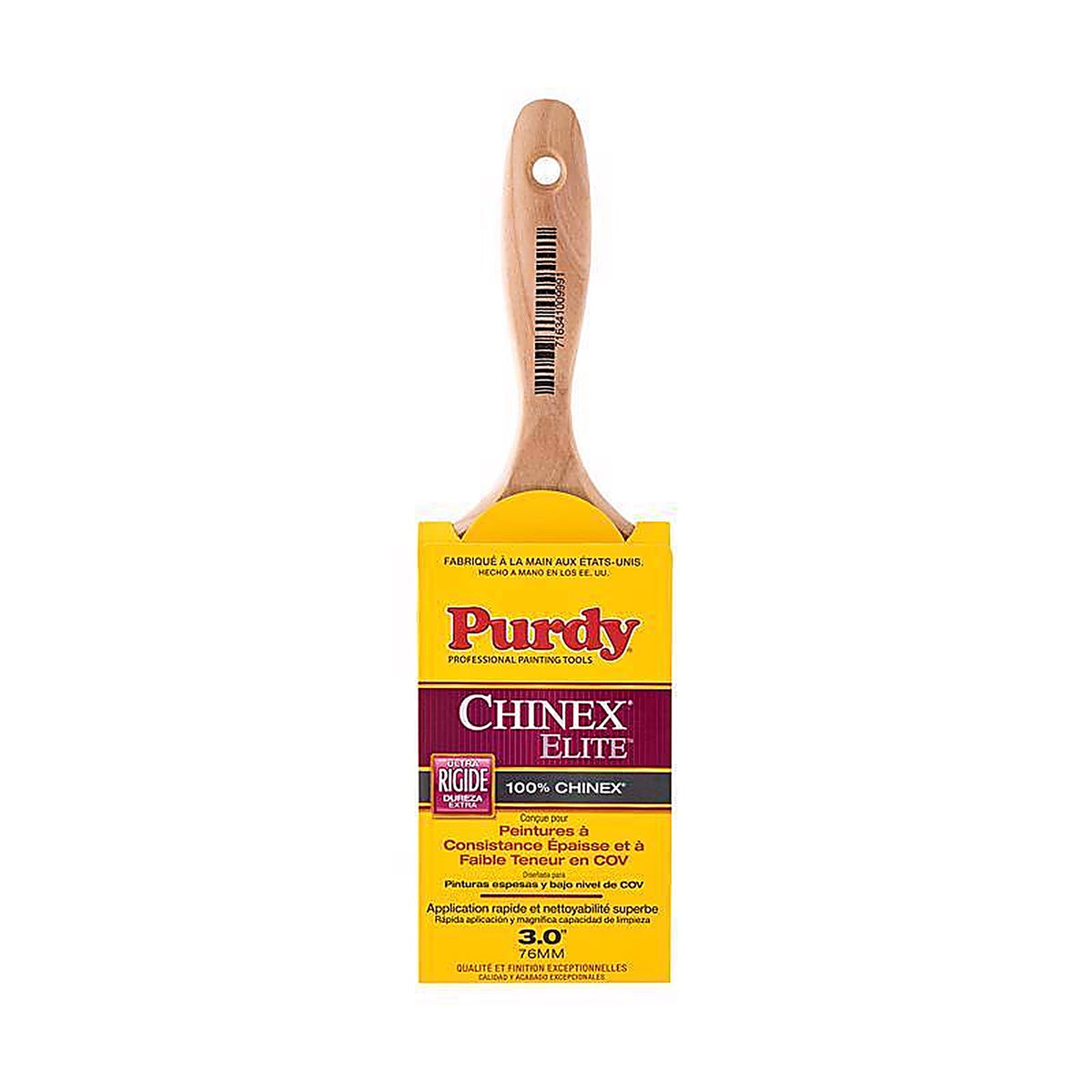 Purdy 144580930 Chinex Elite Sprig 3 in. Extra Stiff Flat Paint Brush