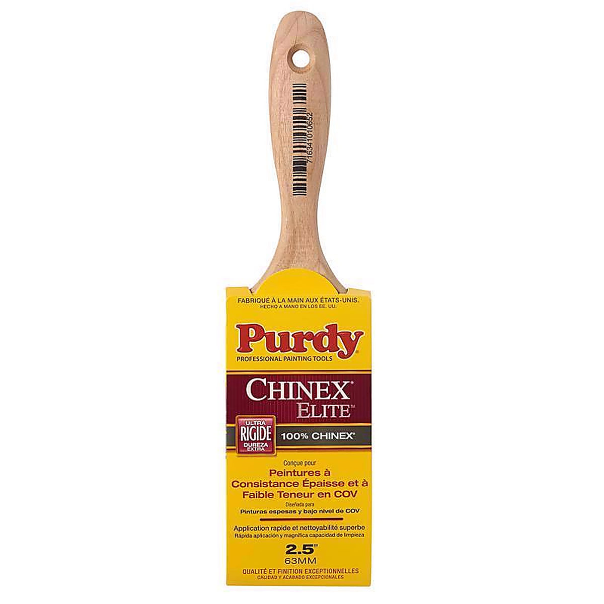 Purdy 144581925 Chinex Elite Sprig 2-1/2 in. Extra Stiff Flat Paint Brush