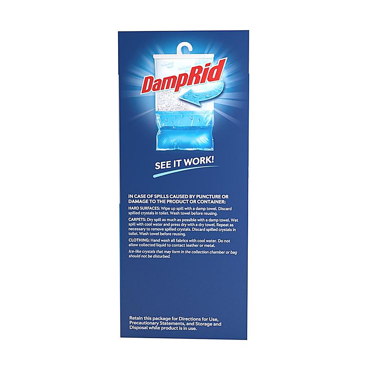 DampRid FG83FFESB Hanging Moisture Absorber No Scent 15.4 oz 3/Pack