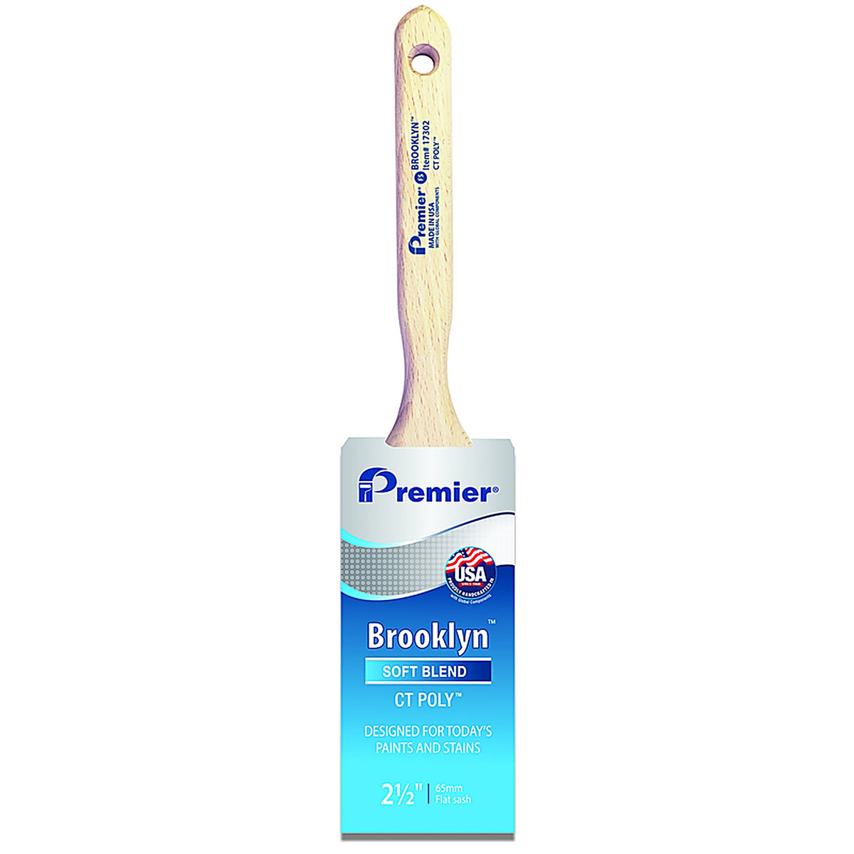 Premier - 17302 - Brooklyn 2-1/2 In. Soft Angle Paint Brush