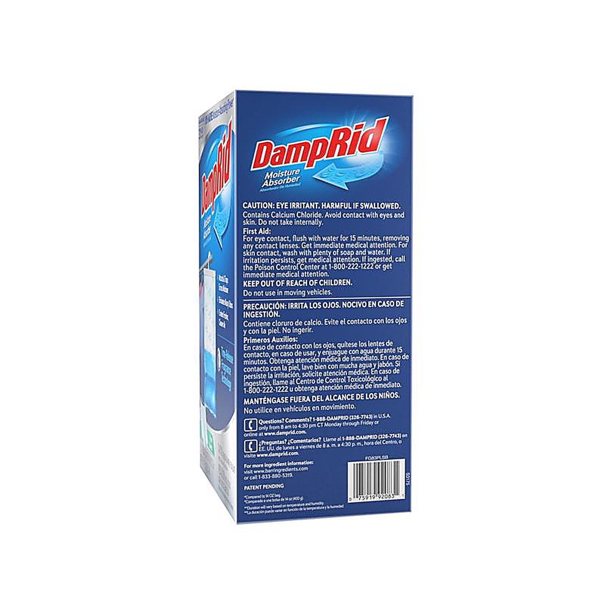 DampRid FG83PLSB Hanging Moisture Absorber Pure Linen Scent 15.4 oz 3 pk