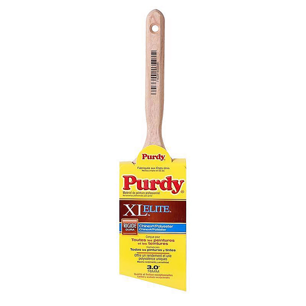 Purdy 144152530 XL Elite Glide 3 in. Angle Trim Paint Brush
