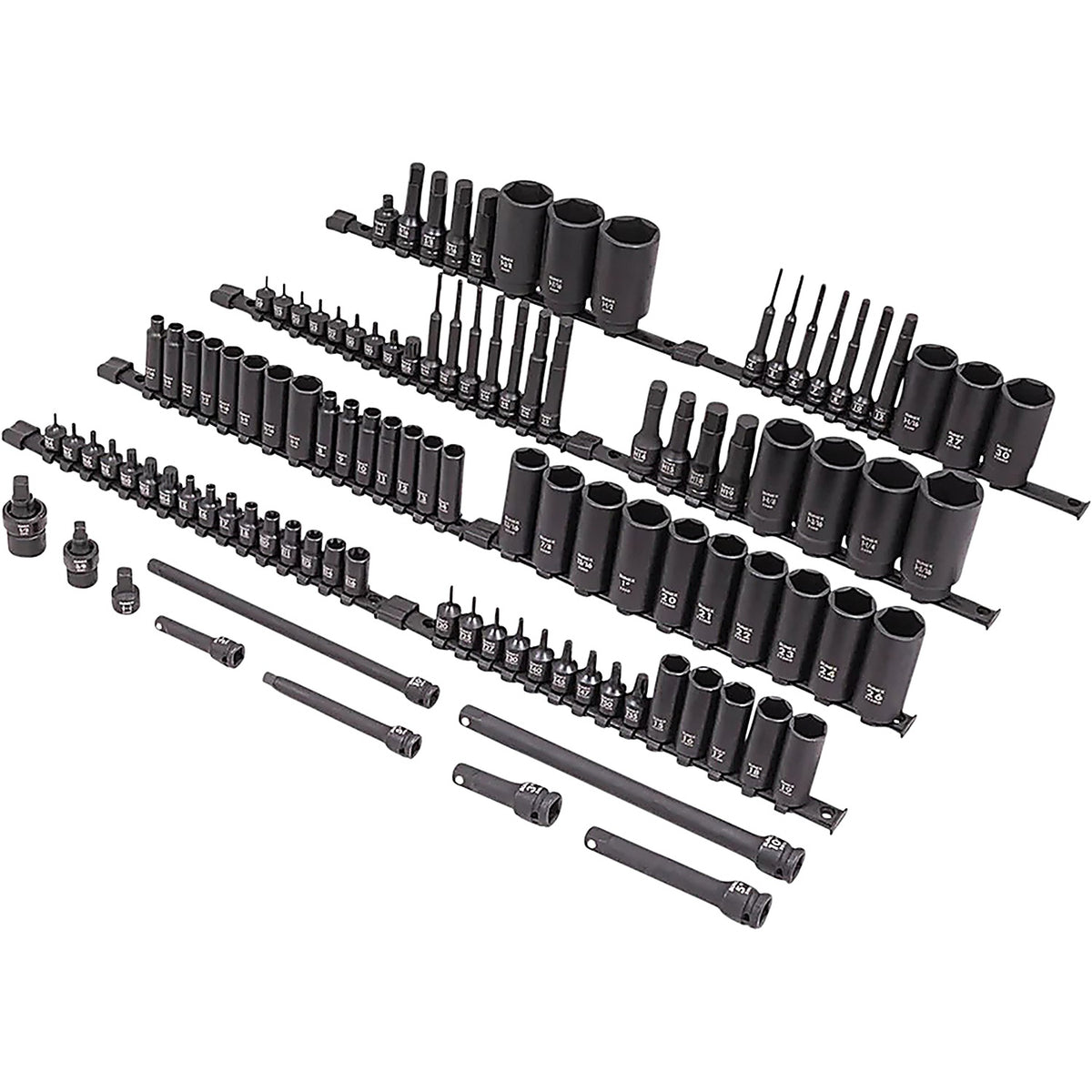 Sunex Tools - 10105 - 105 Piece Mixed Dr Master Impact Socket Set