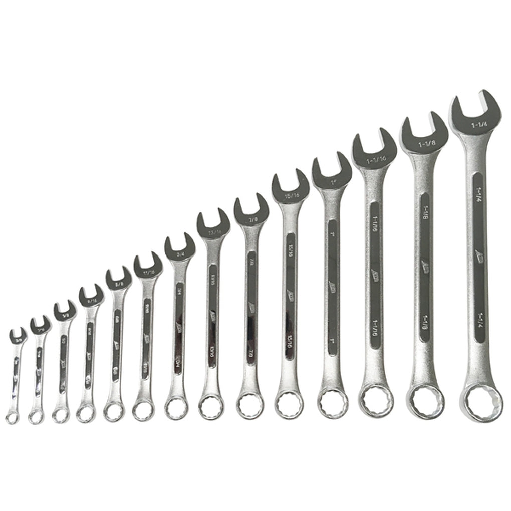 ATD - 1014 - 14 Piece SAE Raised Panel Combination Wrench Set