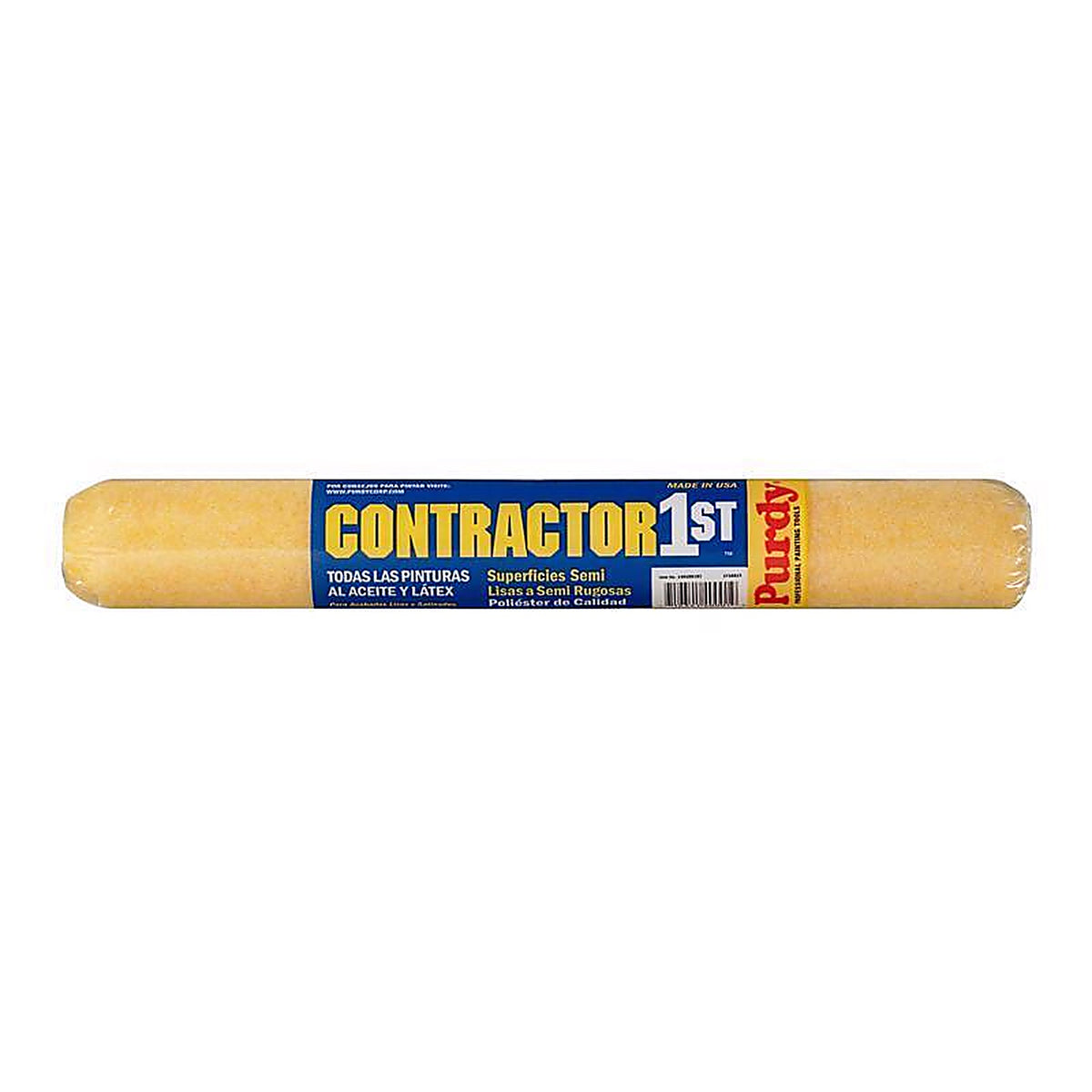 Purdy 144688183 Contractor 1st Polyester 18 in. W X 1/2 in. S Paint Roller Cover 1 pk