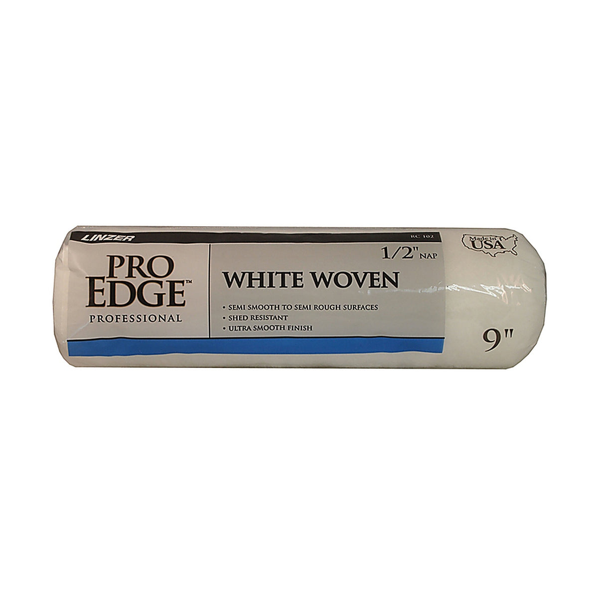 Linzer RC1020900 Pro Edge Woven 9 in. W x 1/2 in. Paint Roller Cover 1/Pack