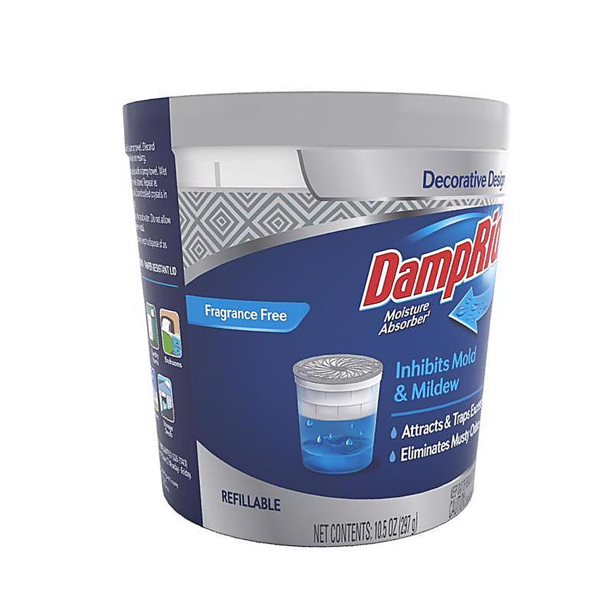 DampRid FG01FFESB Refillable Moisture Absorber No Scent 10.5 oz