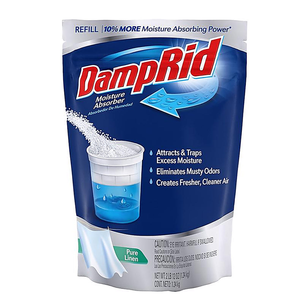 DampRid FG30PLSB Moisture Absorber Refill Pure Linen Scent 44 oz