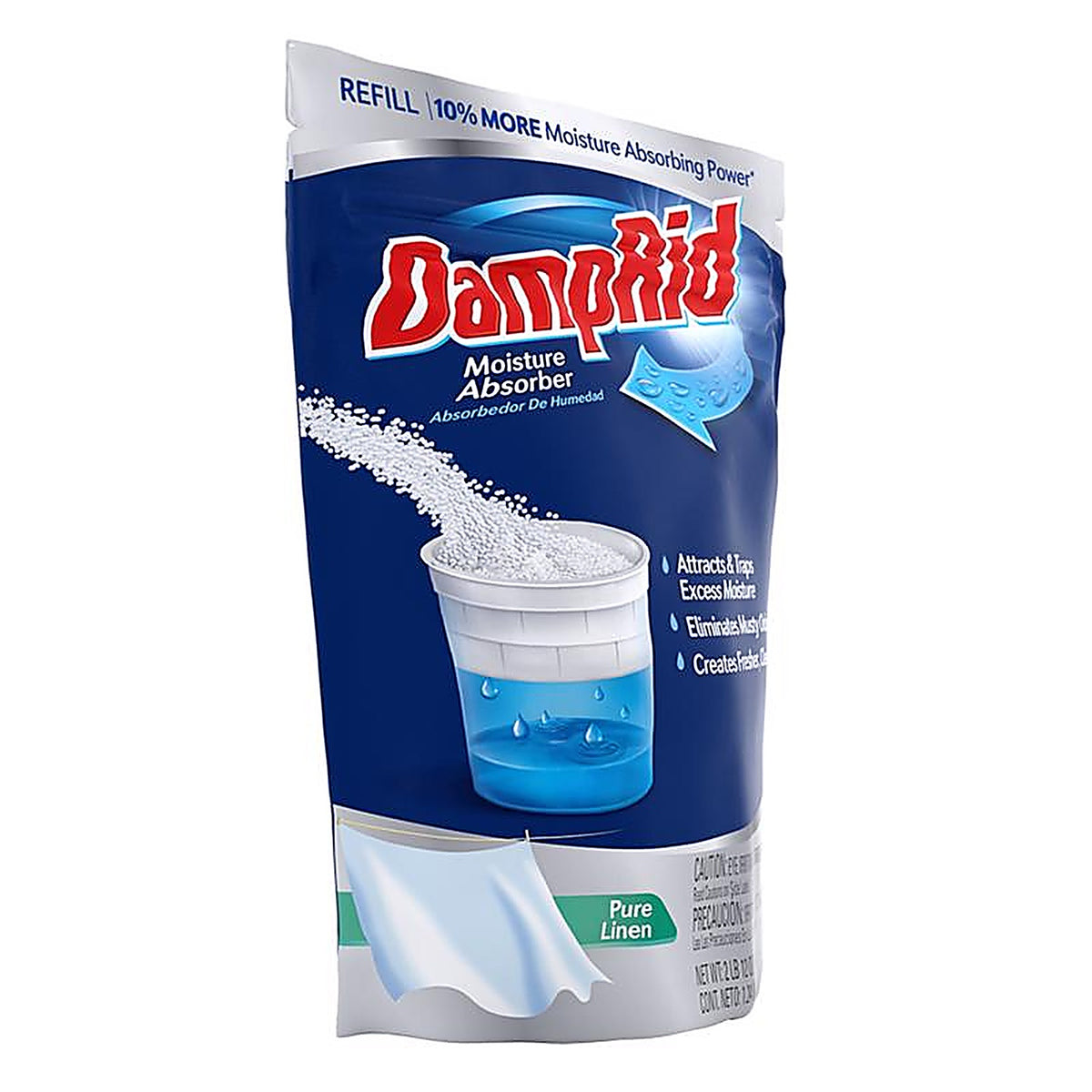 DampRid FG30PLSB Moisture Absorber Refill Pure Linen Scent 44 oz