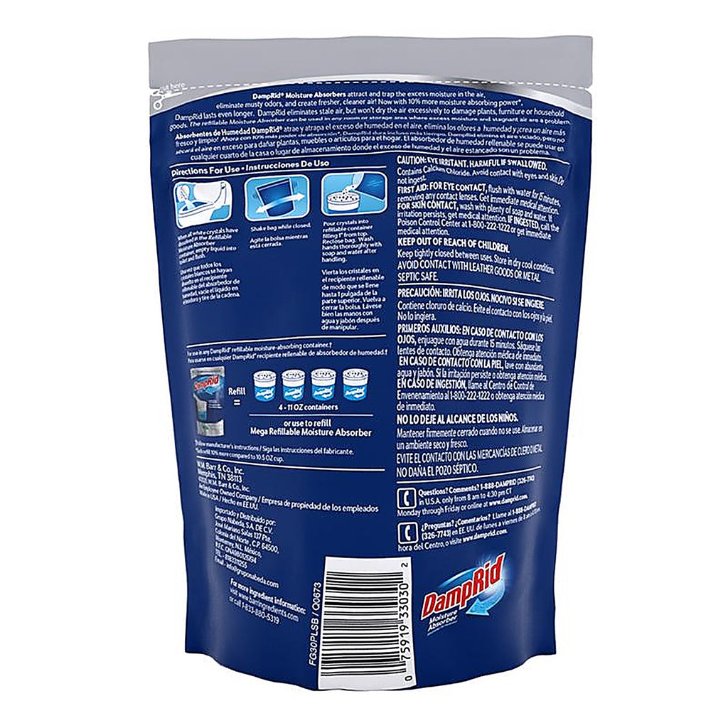 DampRid FG30PLSB Moisture Absorber Refill Pure Linen Scent 44 oz