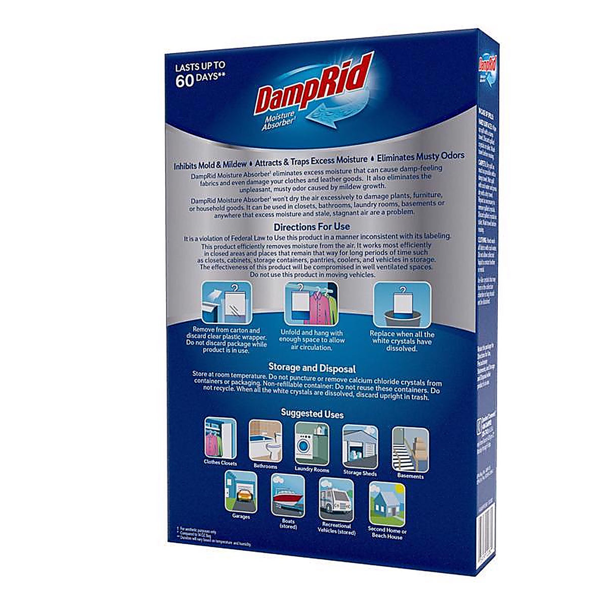 DampRid FG80FFESB Hanging Moisture Absorber No Scent 15.4 oz