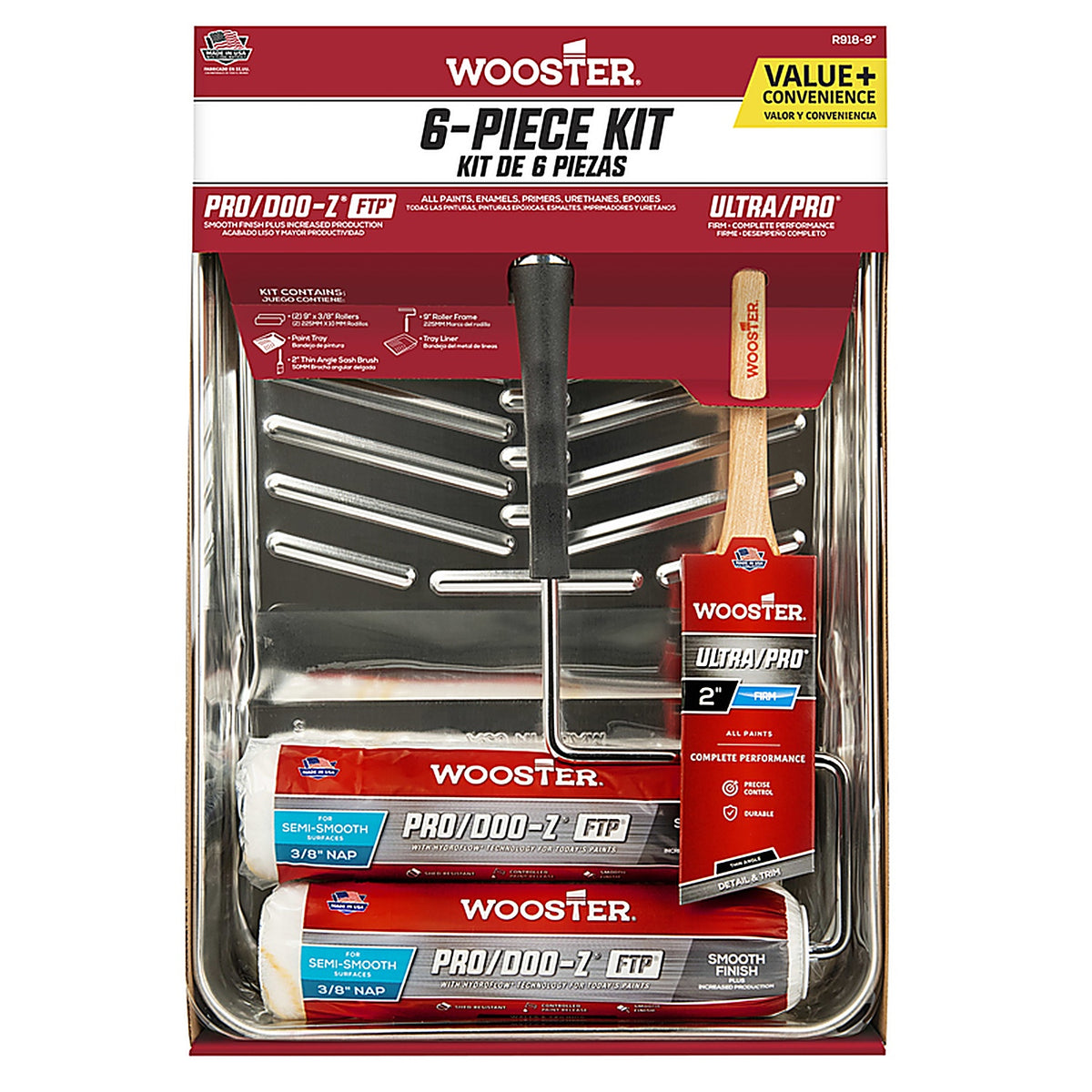 Wooster R918-9 Pro/Doo-Z FTP Paint Tray Kit