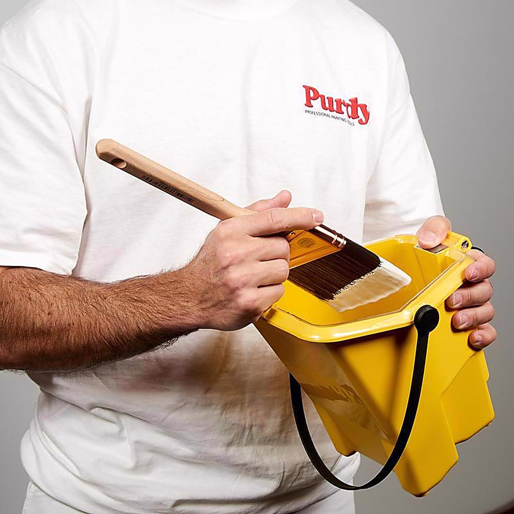 Purdy 14T921000 Pail 4.5 in. W Yellow Plastic Painter Pail