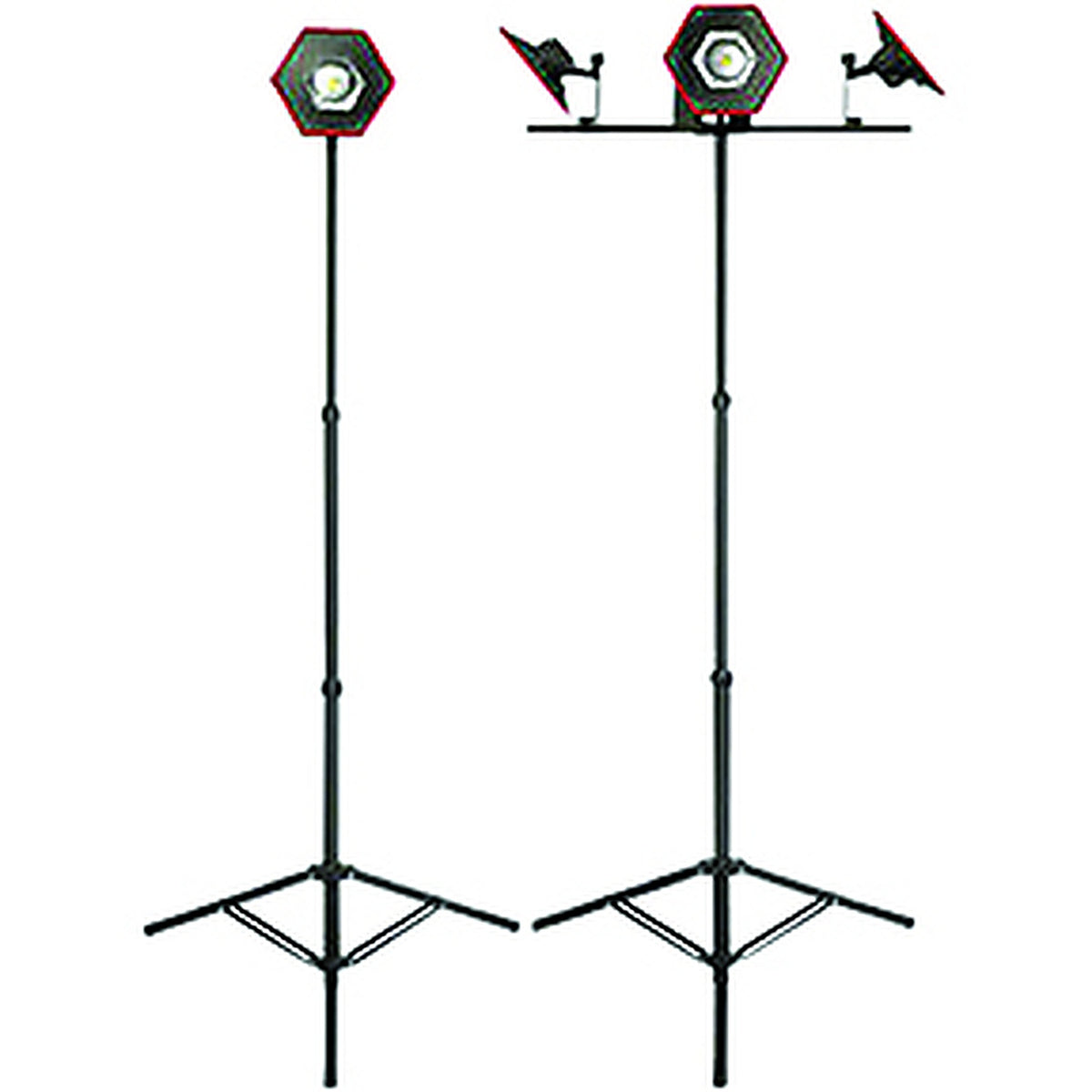Maxxeon - 10153 - Lumeator Series Heavy Duty Triple Head Telescopic Tripod