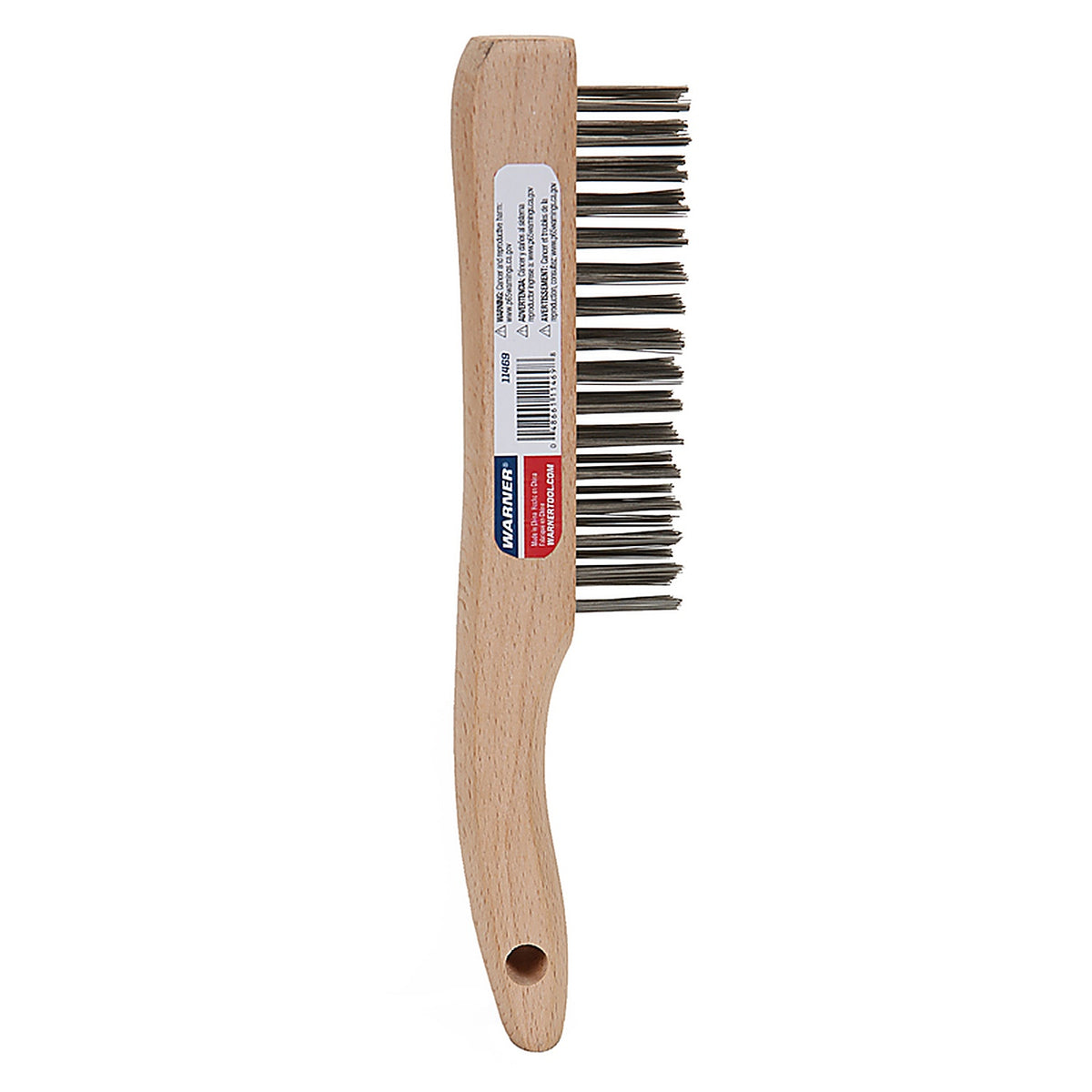 Warner - 11469 - 4 In. W X 10 In. L Stainless Steel Wire Brush