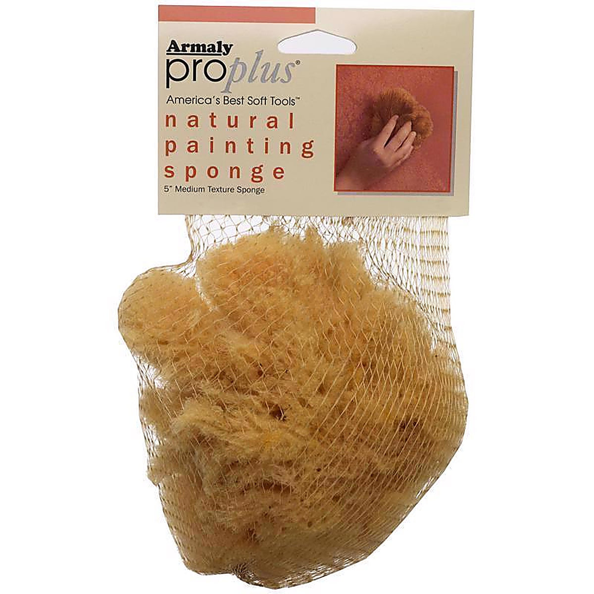 Armaly 15216 ProPlus 7 in. W Brown Natural Sponge Painting Sponge
