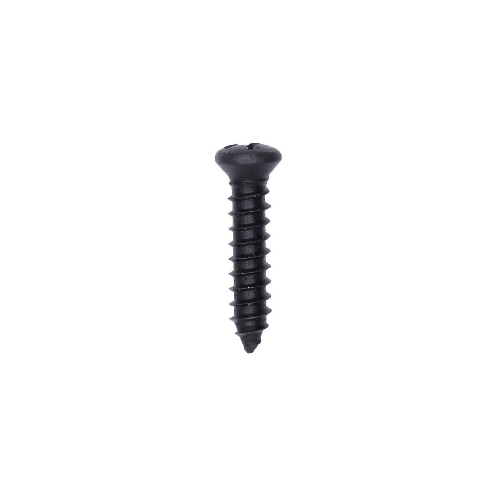 Auveco 10164 #8 X 3/4in. Phillips Oval Head Tapping Screw Black Oxide AB w/#6 Head