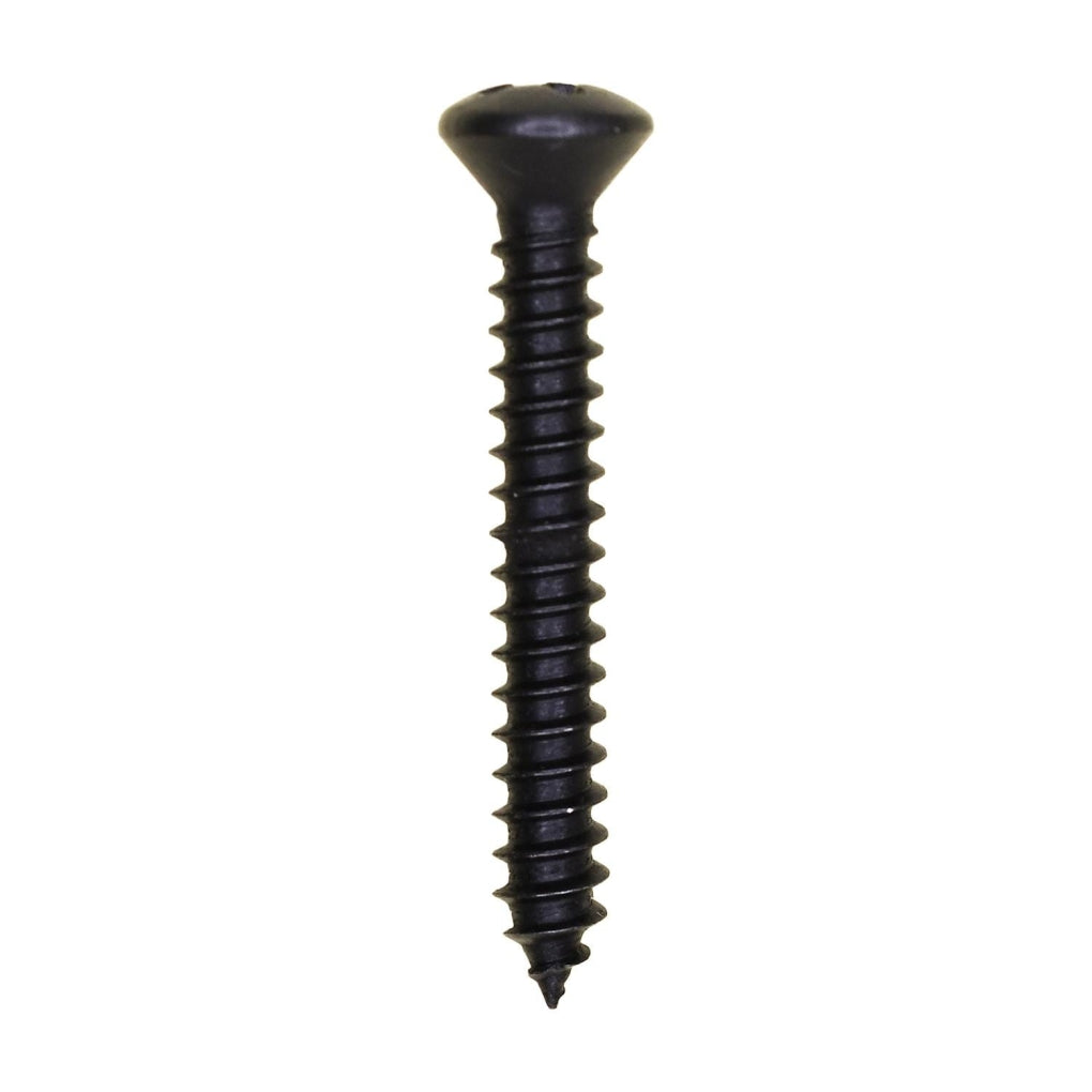 Auveco 10169 #8 X 1-1/4in. Phillips Oval Head Tapping Screw Black Oxide