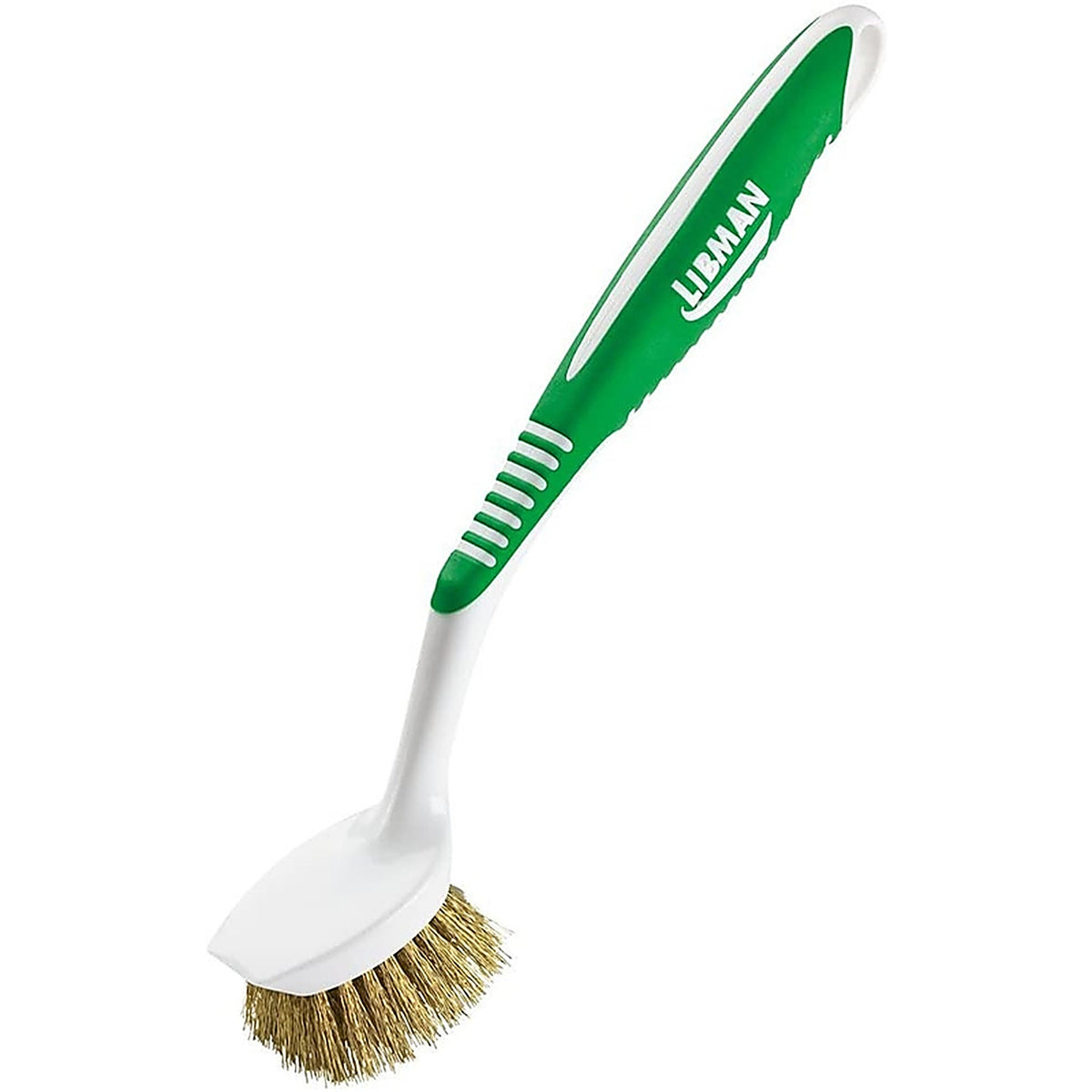 Libman - 47 - 2 In. W Hard Bristle 8 In. Rubber Handle Dish Brush