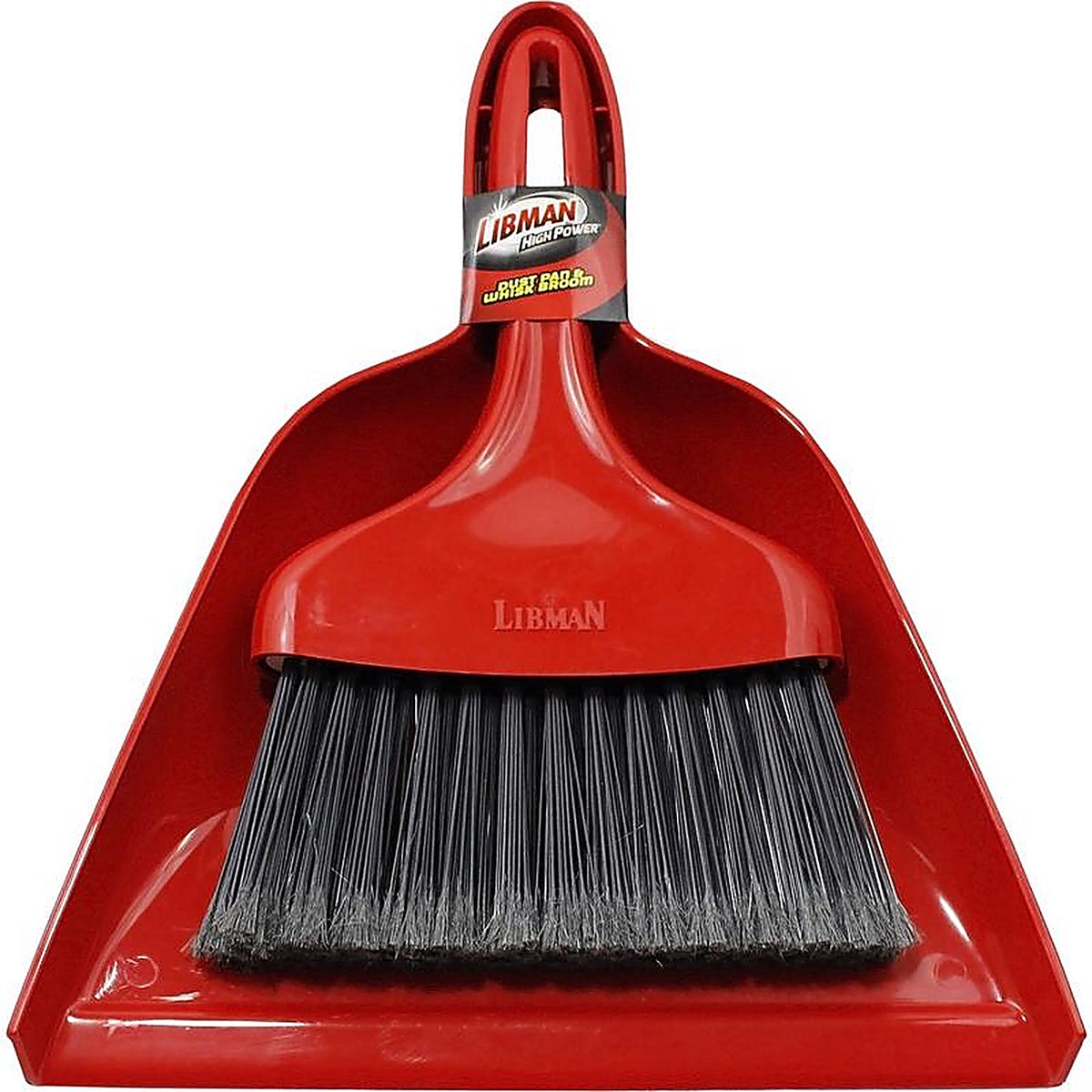 Libman - 906 - 10 In. W Fine Recycled Pet Dust Pan with Whisk Broom