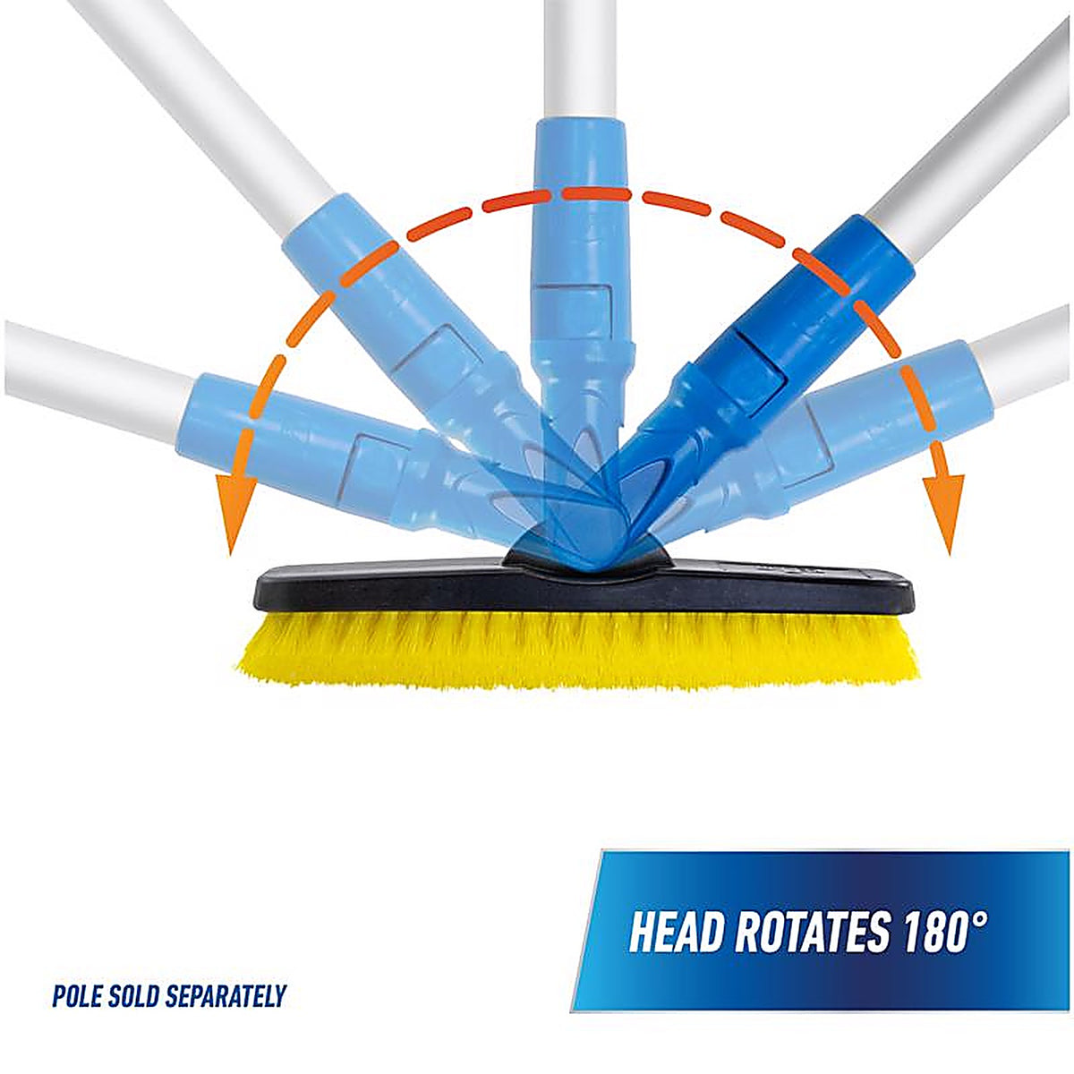 Unger - 975200 - 5.5 In. W Medium Bristle Plastic Handle Grout Brush