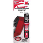 Diablo DNS323220S05G SandNet 9 in. L X 3-2/3 in. W 220 Grit Ceramic Blend Sanding Sheet 5 pk