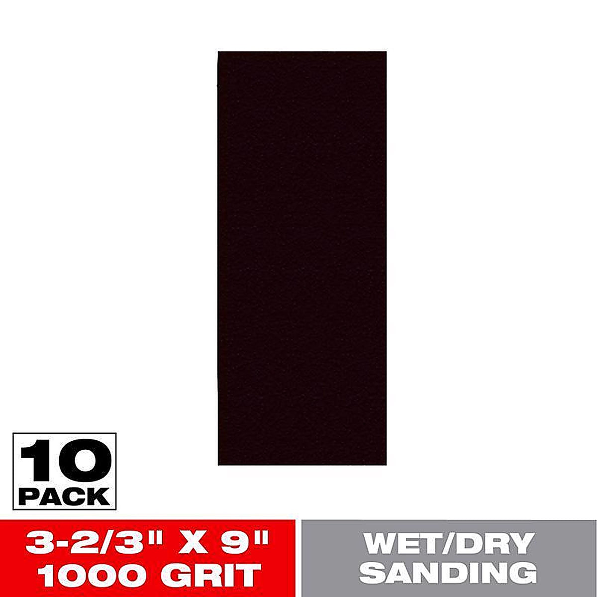 Diablo DCS323100010W 9 in. L X 3-2/3 W 1000 Grit Silicone Carbide Sanding Sheet 10 pk