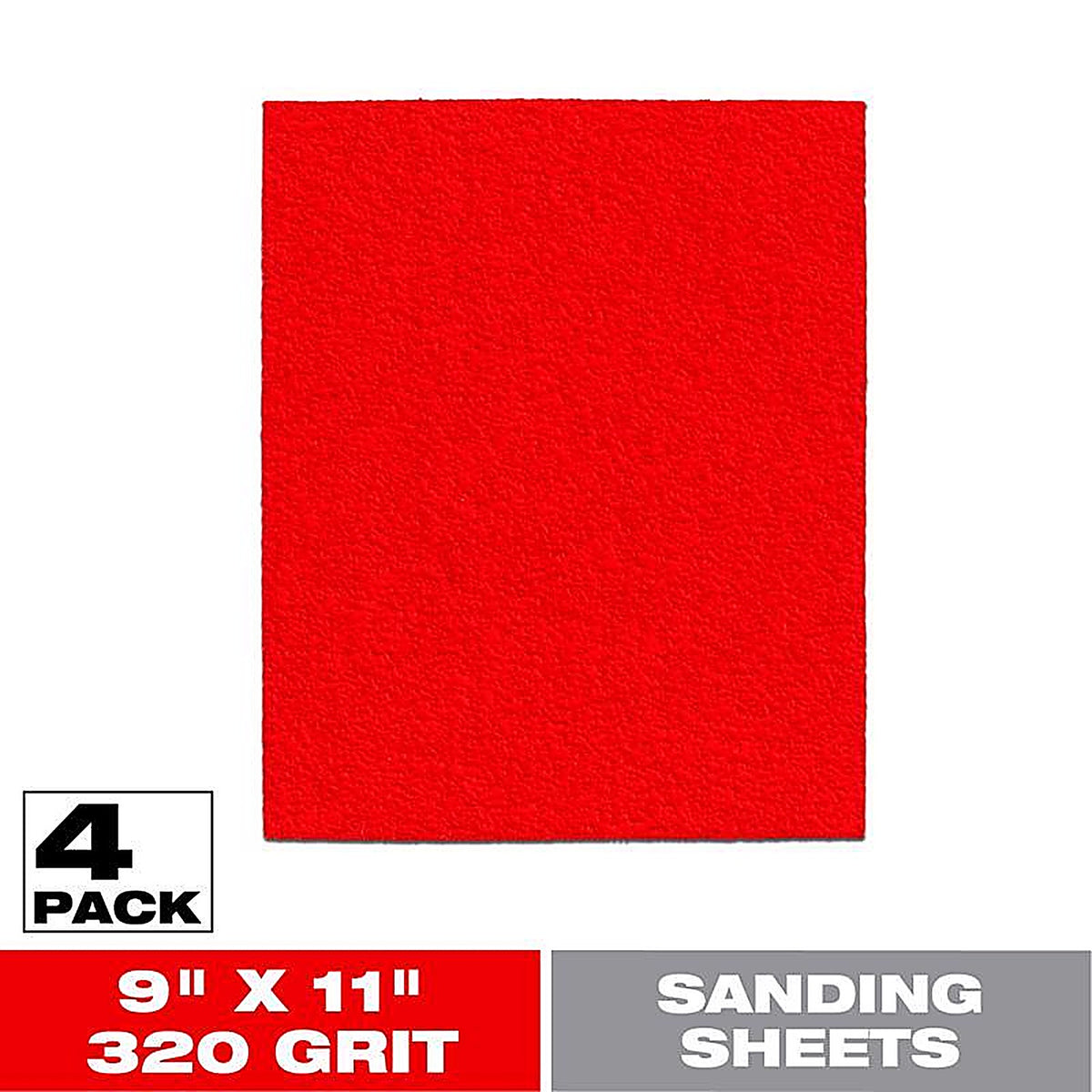 Diablo DCS911320S04G 9 in. L X 11 W 320 Grit Aluminum Oxide Sanding Sheet 4 pk