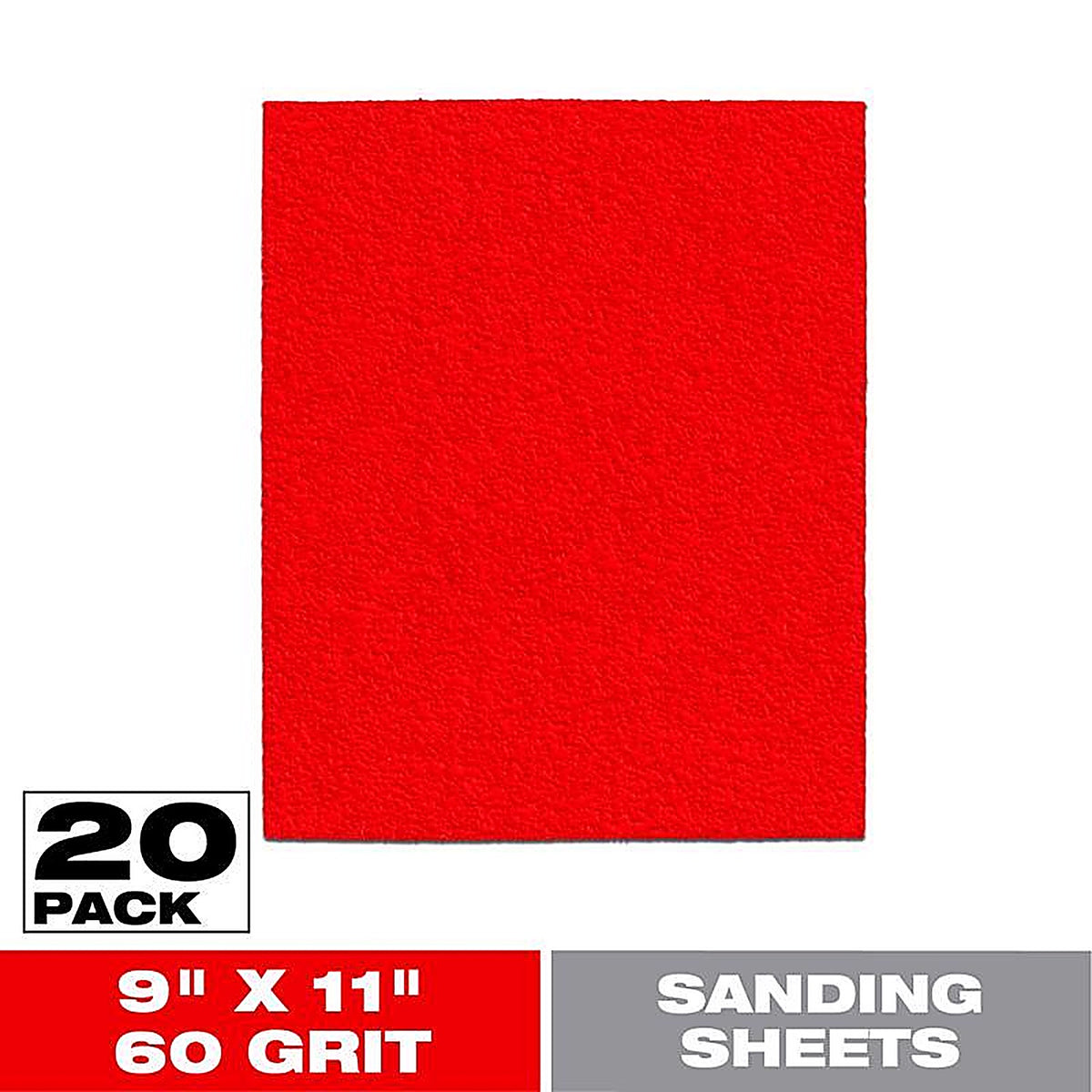 Diablo DCS911060S20G 9 in. L X 11 W 60 Grit Aluminum Oxide Sanding Sheet 20 pk