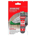Diablo DCP060GNPN02G 6 in. L X 4 W 220 Grit Silicone Carbide Final Stripping Pads 2 pk