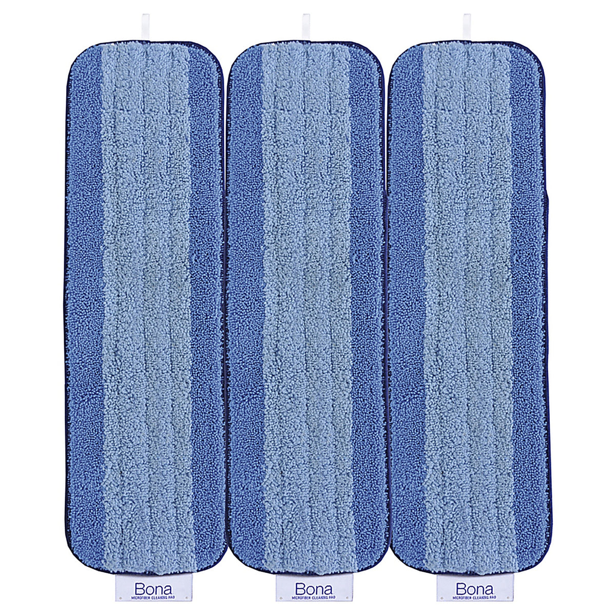 Bona AX0003608 18.31 in. Cleaning Microfiber Mop Pad 3 pk