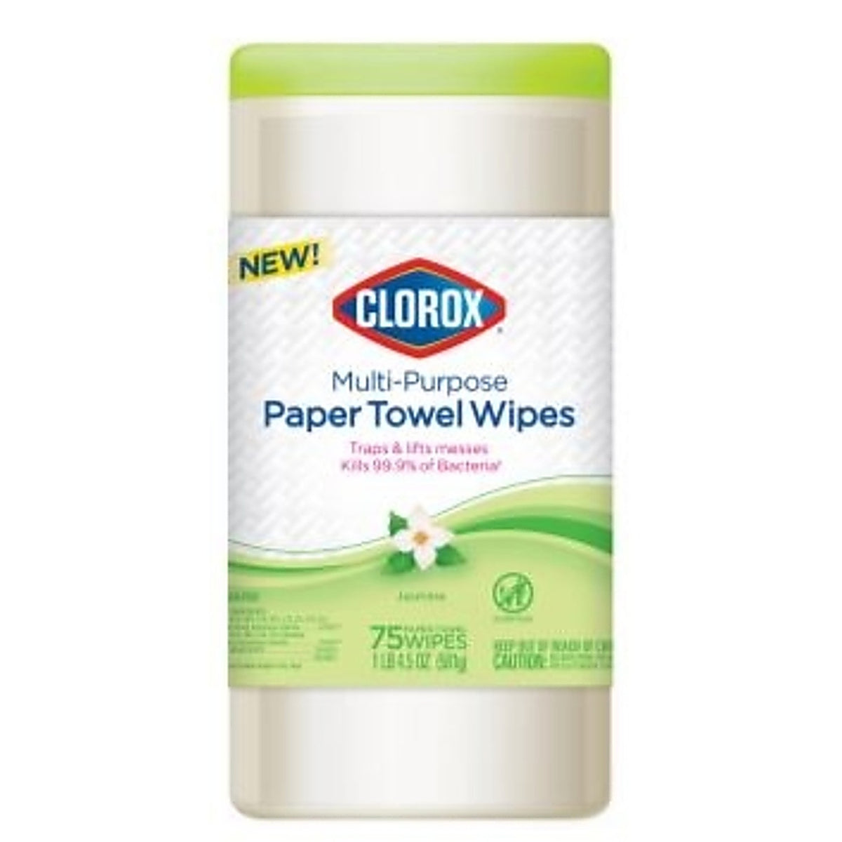 Clorox 32579 Jasmine Scent Disinfecting Wipes 75 ct
