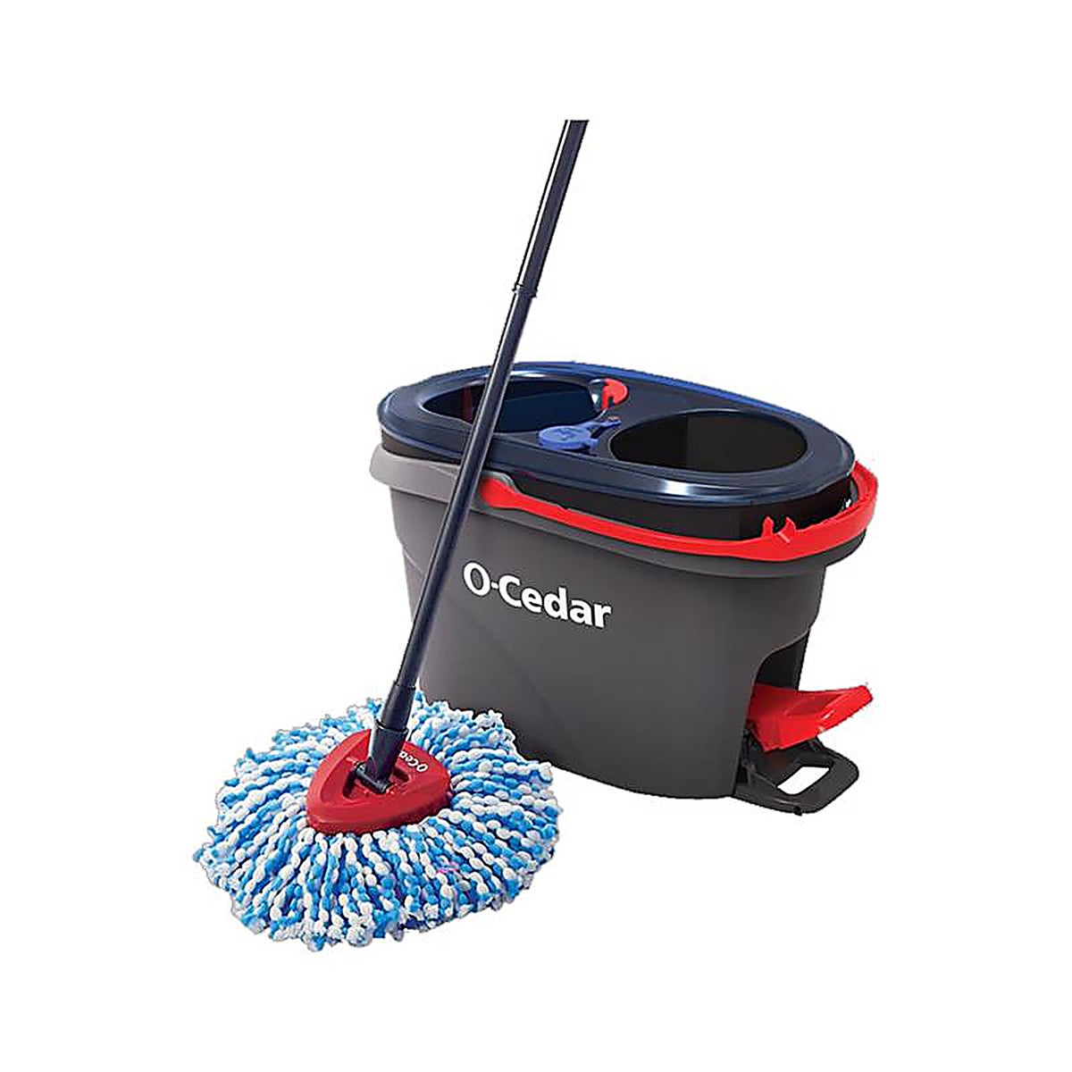 O-Cedar 168534 Rinse N Clean 12 in. W Spin Mop with Bucket