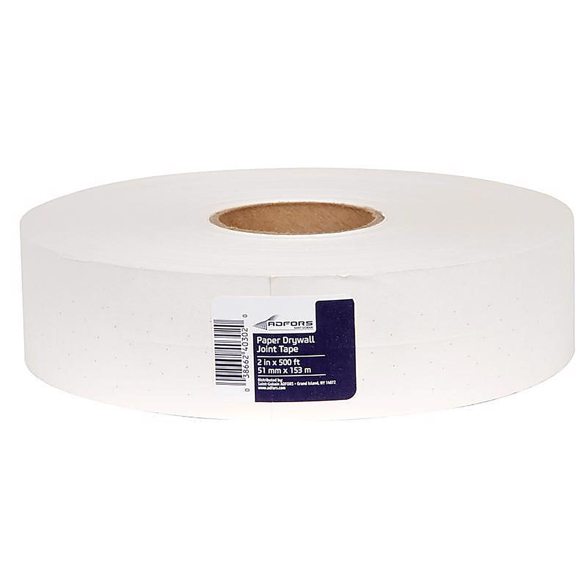 Saint-Gobain - FDW9236-U - Adfors 500 Ft. L X 2 In. W Paper White Drywall Joint Tape