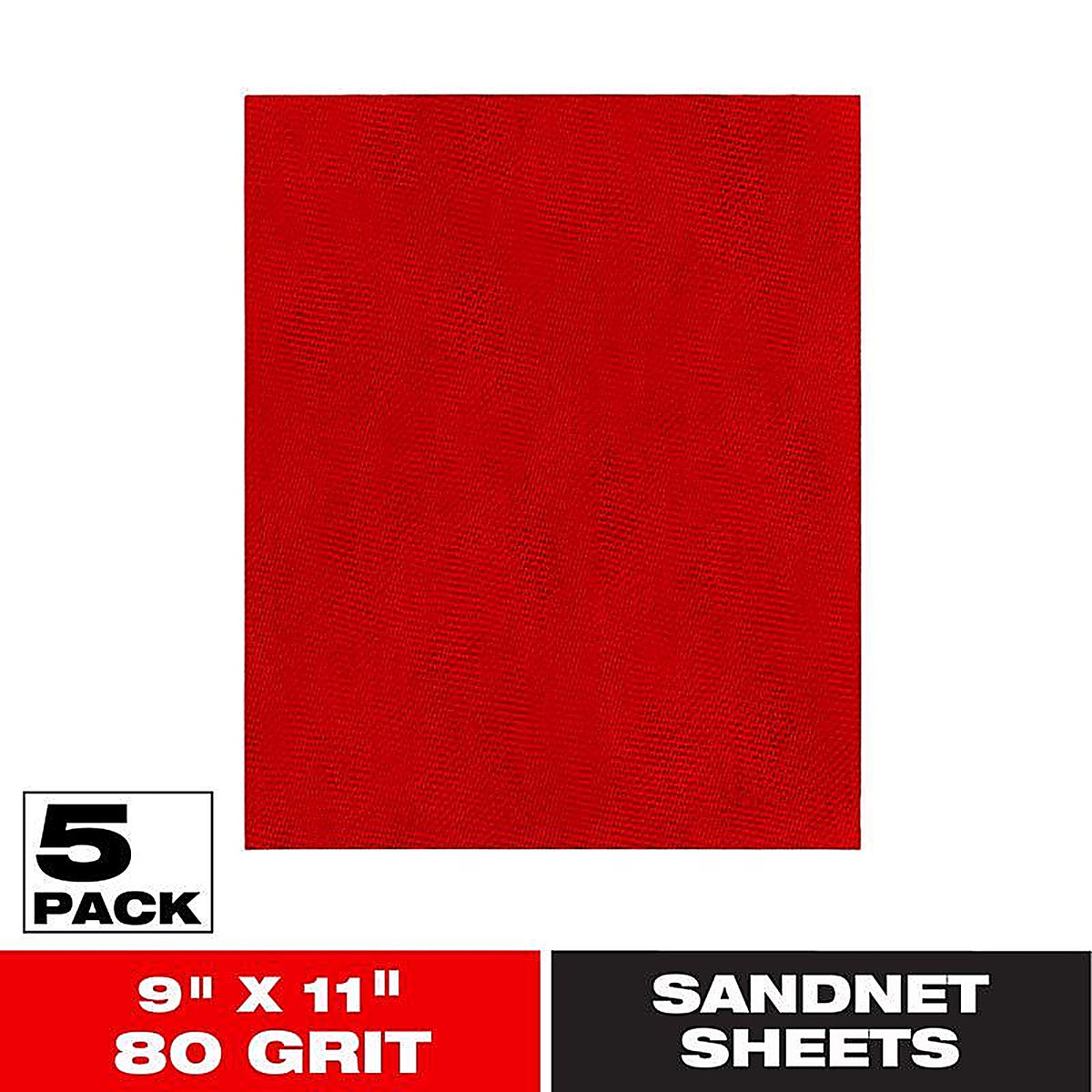 Diablo DND911080H05G SandNet 11 in. L X 9 in. W 80 Grit Ceramic Sanding Sheet 5 pk