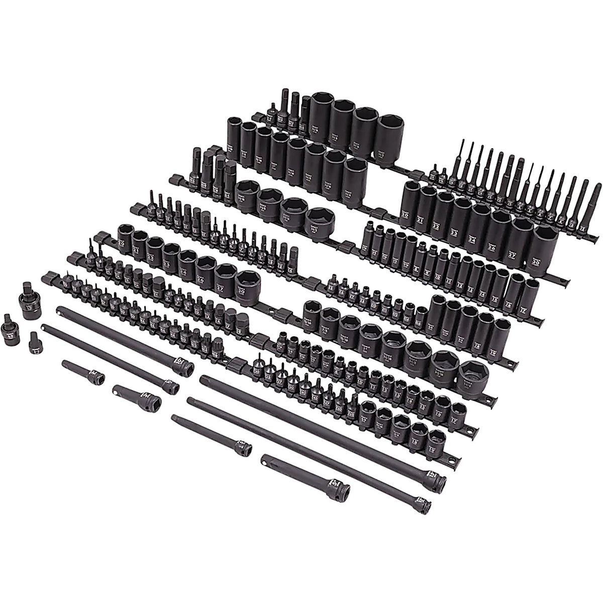 Sunex Tools - 10181 - 181 Piece Mixed Dr Master Impact Socket Set