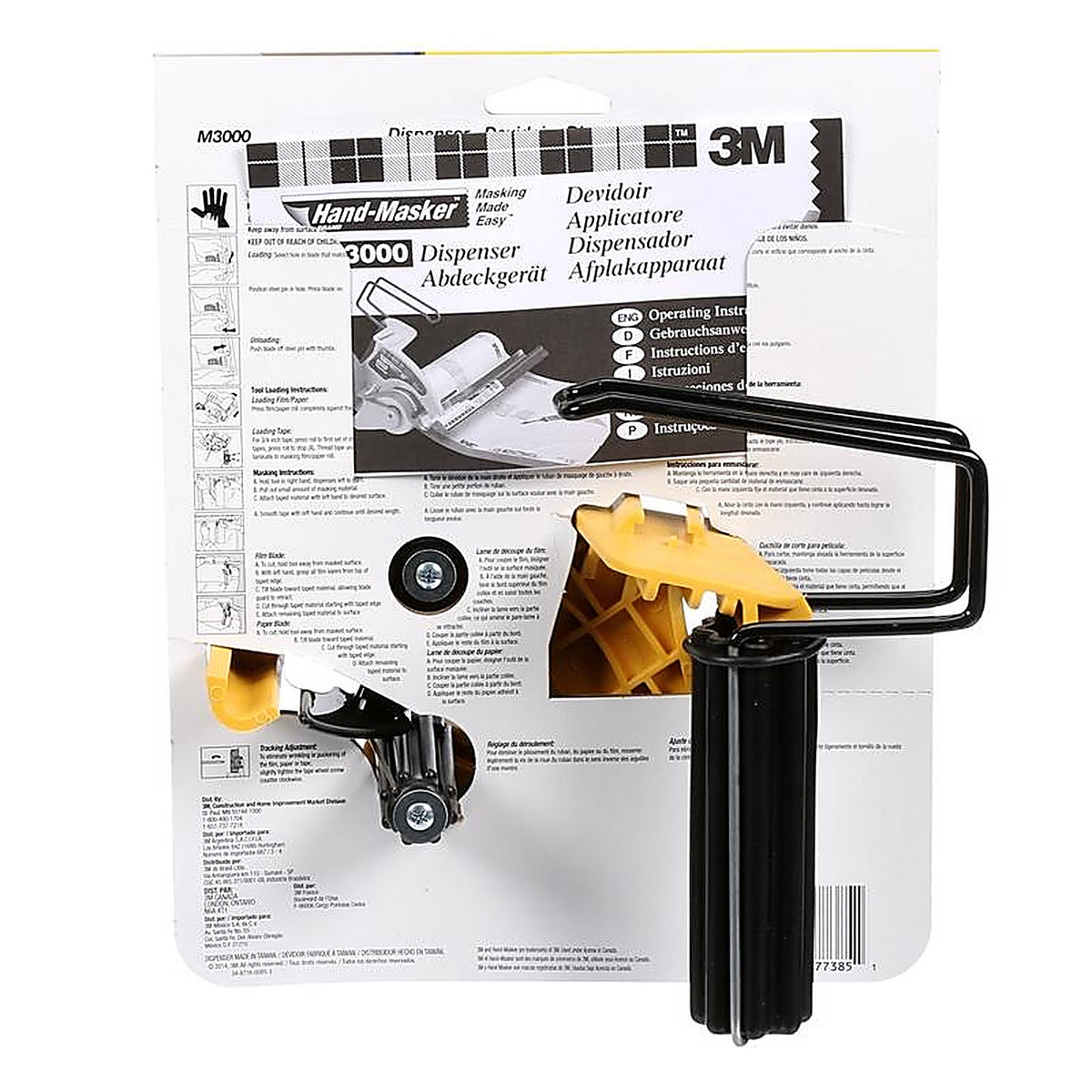3M M3000 Hand-Masker 1.88 in. W Tape Dispenser