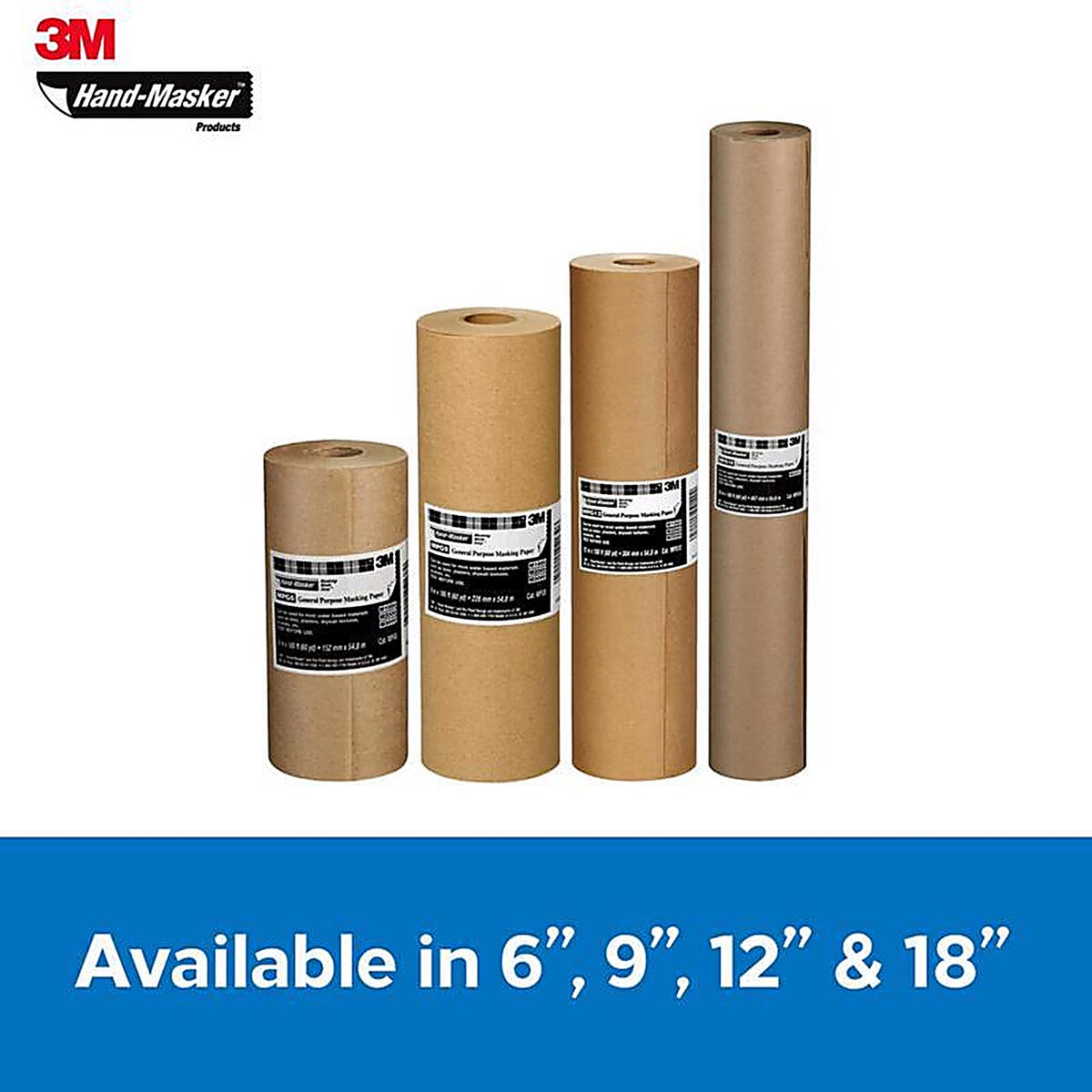 3M PB12 Hand-Masker 12 in. L Silver Steel Masking Paper Blade