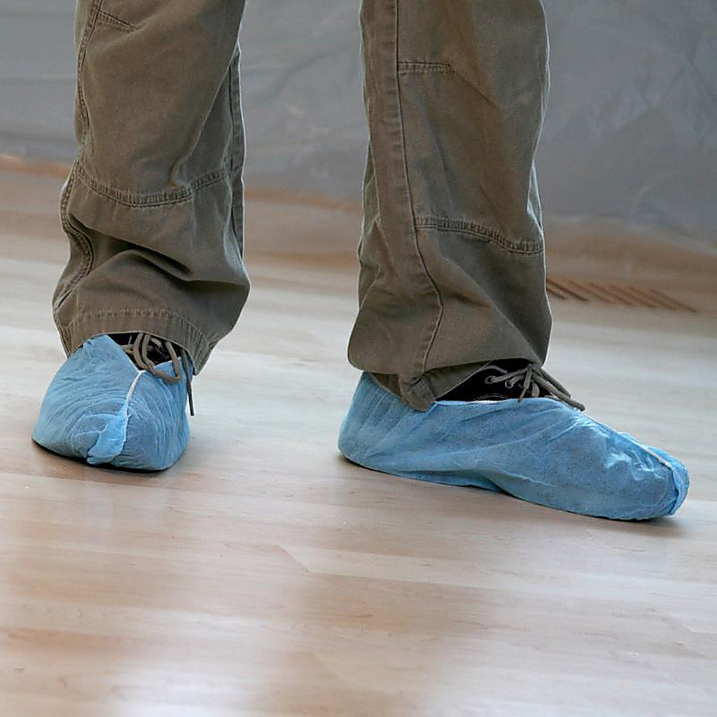 Trimaco - 54350 - Supertuff Polypropylene Shoe Guards Blue One Size Fits Most 50 Pack