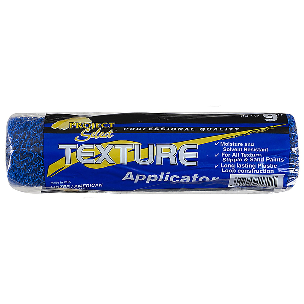 Linzer RC1170900 Project Select Polypropylene 9 in. W x 1/4 in. Texture Paint Roller Cover 1/Pack